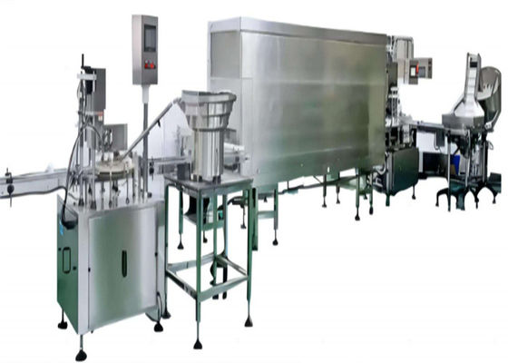 MY-GZJ-RGAutomatic  Hot Cold Filling Production machine Line ± 1% For Cream Bottle Packaging 20-50 Bottles/minute