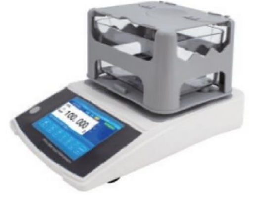 JL gray 600g Touch screen Solid Densimeter With 5 Inch HD Touch Screen Measuring Oil Absorption Material 0.001g/cm³