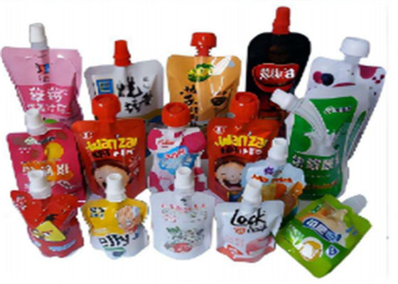 Good Quality MY-GZJ-HZD/6T Full Automatic Filling Production machine Line For Spout Bags ±1-2%  For Meat Puree 220V/5KW